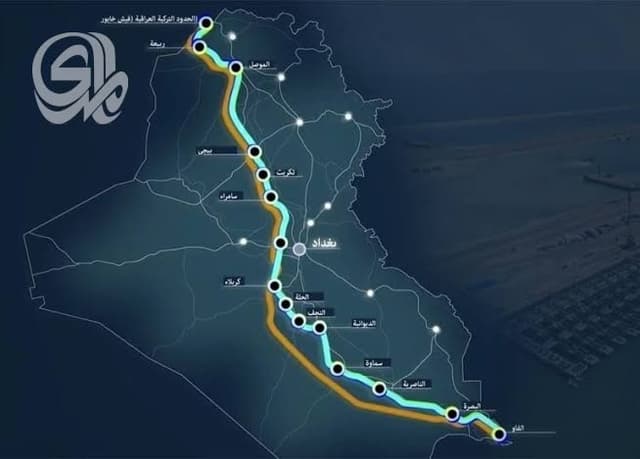 "مطلع 2027 " وضع حجر الأساس لـ"طريق التنمية" وافتتاح ميناء الفاو