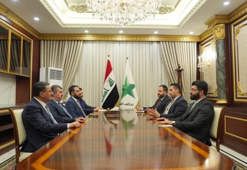 العزم وبدر يبحثان مستجدات المشهد السياسي ويؤكدان أهمية الحوار والتفاهم