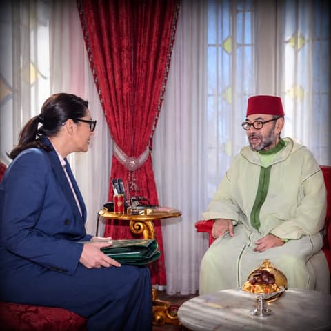 ملك المغرب يستقبل فاطمة الزهراء المنصوري المكلفة بتشكيل الحكومة الجديدة