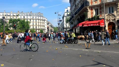 30 مليون يورو خسائر احتجاجات طلاب المدارس في فرنسا
