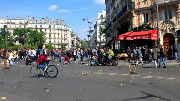 30 مليون يورو خسائر احتجاجات طلاب المدارس في فرنسا