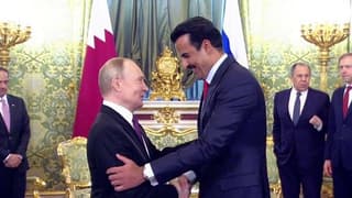 أمير دولة قطر يعرب عن تطلعه إلى توسيع آفاق الشراكة مع روسيا