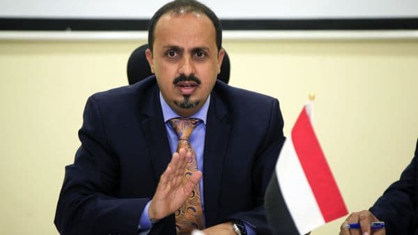 وزير الإعلام اليمني يكشف تفاصيل استهداف مطار عدن