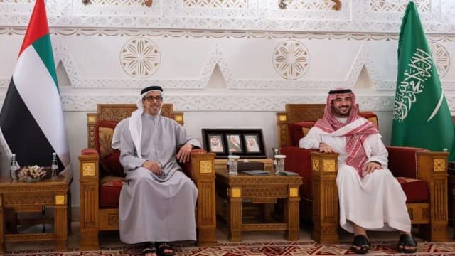 الرياض.. نائب رئيس الإمارات ووزير الدفاع السعودي يبحثان تعزيز العلاقات