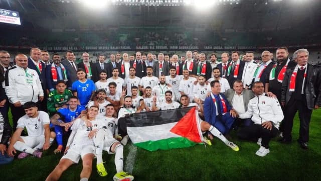 مدرجات قونيا.. تركيا تؤكد دعمها لفلسطين