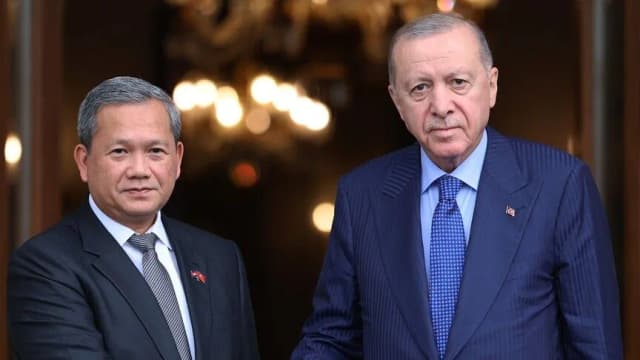 أردوغان: كمبوديا شريك مهم لنا ونرحب بمشاركتها في مجلس السلام بغزة