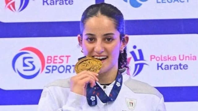 كاراتيه.. الفلسطينية مريم بشارات تحرز ذهبية بطولة العالم