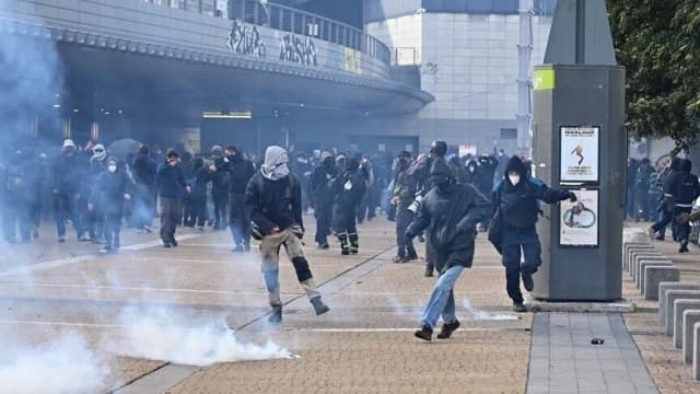 بلجيكا.. توقيف 150 شخصا خلال احتجاجات في بروكسل ولييج