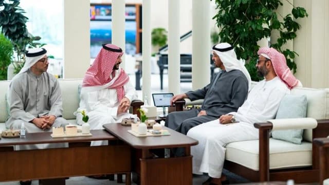 أبوظبي.. رئيس الإمارات ووزير الدفاع السعودي يبحثان التطورات الإقليمية