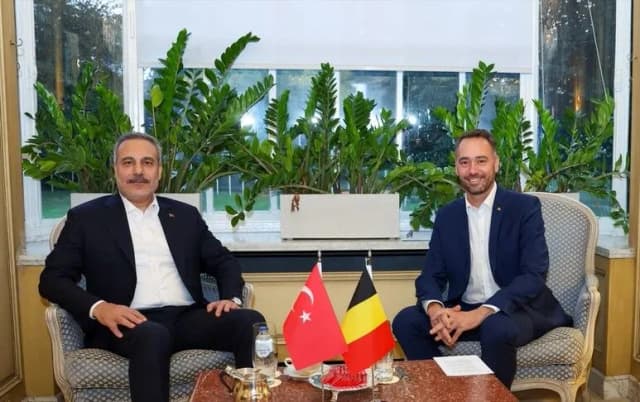 فيدان يلتقي نظيره البلجيكي في بروكسل