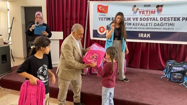 العراق.. وقف الديانة التركي يقدم مساعدات لـ 150 يتيما في كركوك