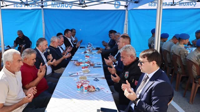 Şehit Ömer Faruk Darbaş için Çorum’da mevlid-i şerif okutuldu