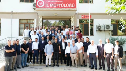 İl Müftüsü Büyük, personelle vedalaştı