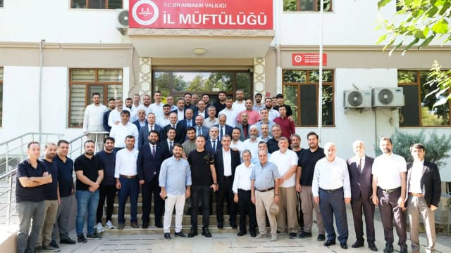 İl Müftüsü Büyük, personelle vedalaştı