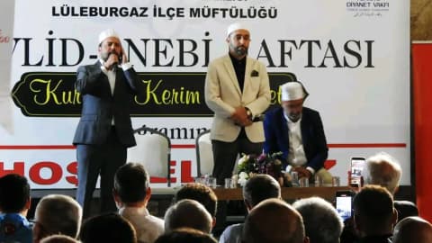 Lüleburgaz'da Kur’an ziyafeti