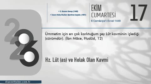 Hz. Lût (as) ve Helak Olan Kavmi