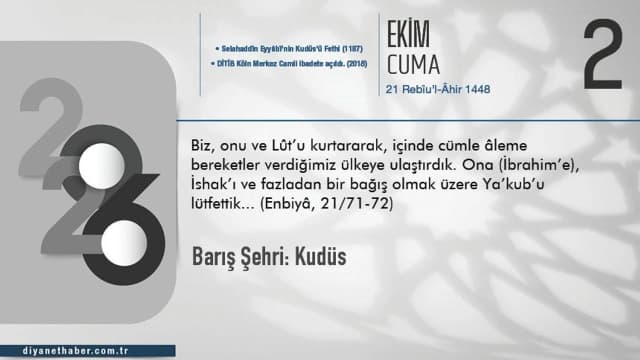 Barış Şehri: Kudüs