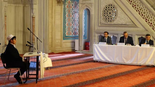 Kur'an kursu öğrencileri bölge finalinde
