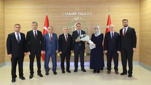 Vali Çakırtaş, din görevlilerini kabul etti
