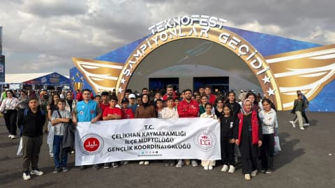 Çelikhan Diyanet Gençlik TEKNOFEST'te