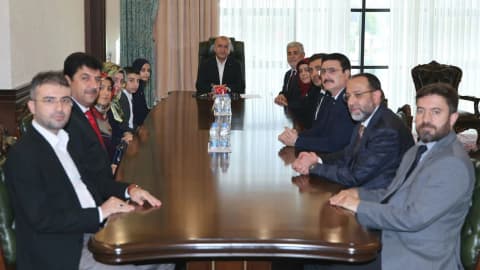Vali Hatipoğlu, din görevlilerini kabul etti