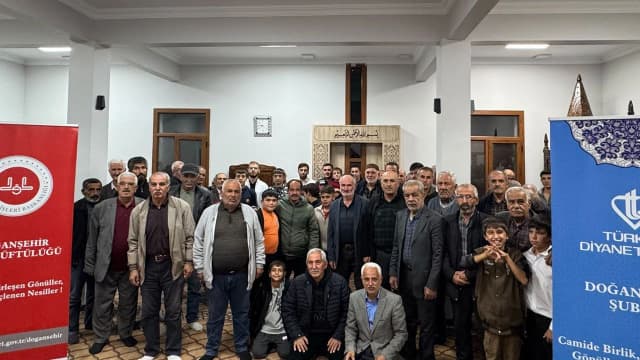 Doğanşehirde cami-aile buluşması düzenlendi
