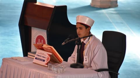 Trabzon'da "Kur'an-ı Kerim'i Yüzünden Güzel Okuma Yarışması" Türkiye finali yapıldı