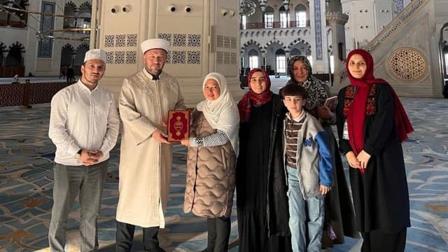 Büyük Çamlıca Camii’nde ihtida merasimi
