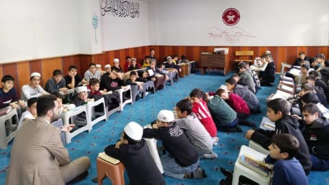 Yakutiye Diyanet Gençlik, hafızların yanında