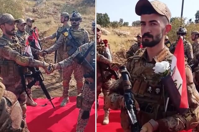 Terör örgütü PKK Sincar'dan çekiliyor! Bölgeye yıllar sonra Irak bayrağı asıldı