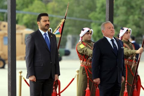 Ürdün ve Irak enerji, ulaştırma ve güvenlik alanlarında 9 anlaşma imzaladı
