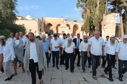 9081 مستوطناً خلال 6 أيام.. عيد العرش يغيّر مشهد الاقتحامات في الأقصى