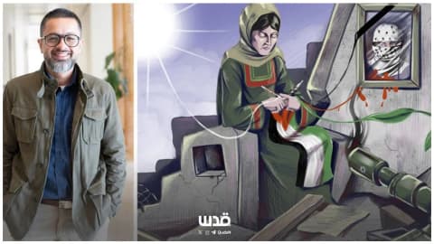 محمد سباعنة: الريشة في مواجهة الحجب