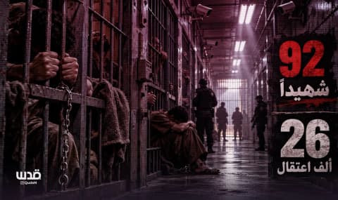 26 ألف اعتقال و92 شهيدًا.. حصيلة ثلاثة أعوام من استهداف الأسرى