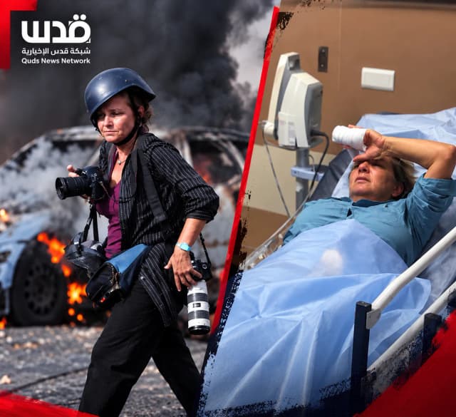 شاهد| اعتداء على صحفية أمريكية في أبو فلاح برام الله