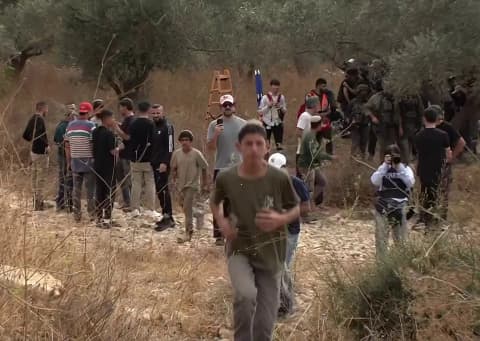 مستوطنون يهاجمون قاطفي الزيتون ويصيبون مزارعين في الضفة