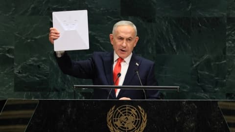 نتانیاهو در سازمان ملل؛ نخستوزیر اسرائیل میگوید «بهزودی، مردم ایران آزاد میشوند»