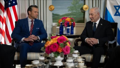 Axios: Hegseth di Serdaneke Neragihandî de bo Îsraîlê bi Netanyahu re Civiya