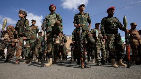 Houthis claim major advance in Yemen and tighten grip on Red Sea shipping lane