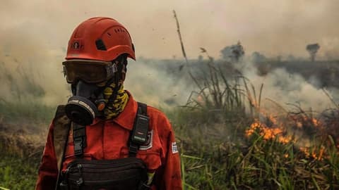 Toxic wildfire haze spreads across South East Asia as 'super' El Niño intensifies