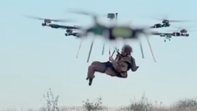 Ukraine says it carried out first drone airlift of wounded soldier from front line