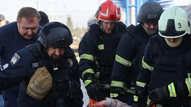 Russian drone attack on Ukrainian train station kills at least 13, officials say