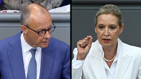 Germany's Merz attacks AfD in stormy debate after far-right election win