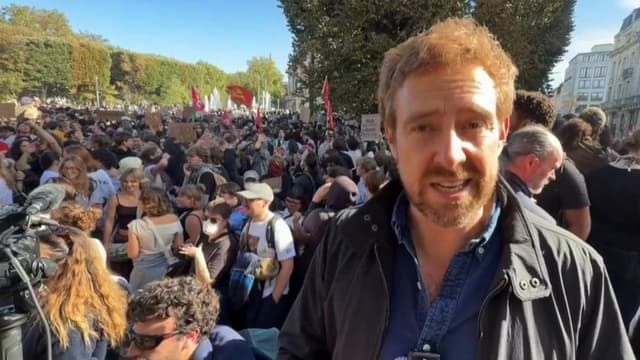 Watch: At the scene of student protests in Lille