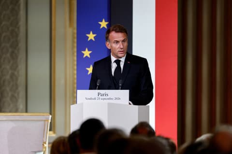 Macron denies US intel warned France of Russian drone attack
