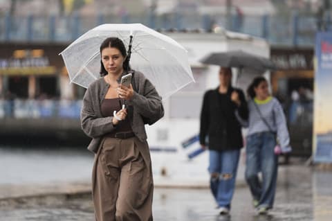 Istanbul faces heavy rain, storms starting Sunday evening