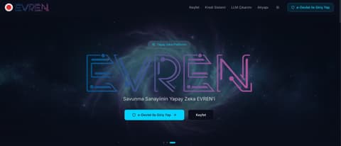 Türkiye launches defense-focused AI platform EVREN