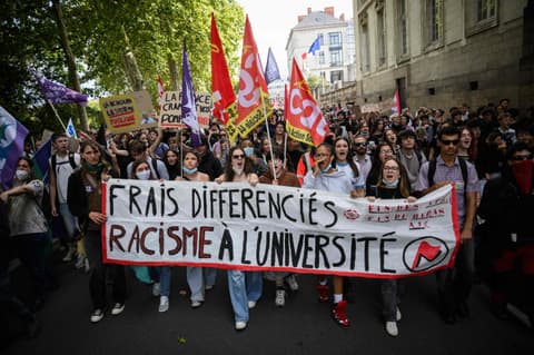French high school protests spread nationwide from Paris suburbs