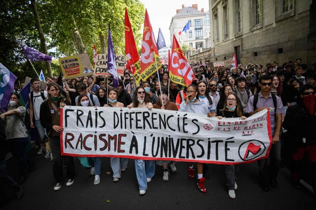 French high school protests spread nationwide from Paris suburbs