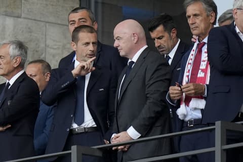 UEFA's Ceferin ramps up FIFA feud with ‘emperor’ jibe at Infantino